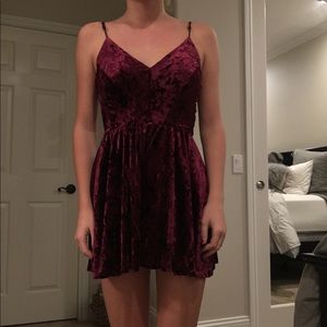 Urban Outiftters Velvet Romper